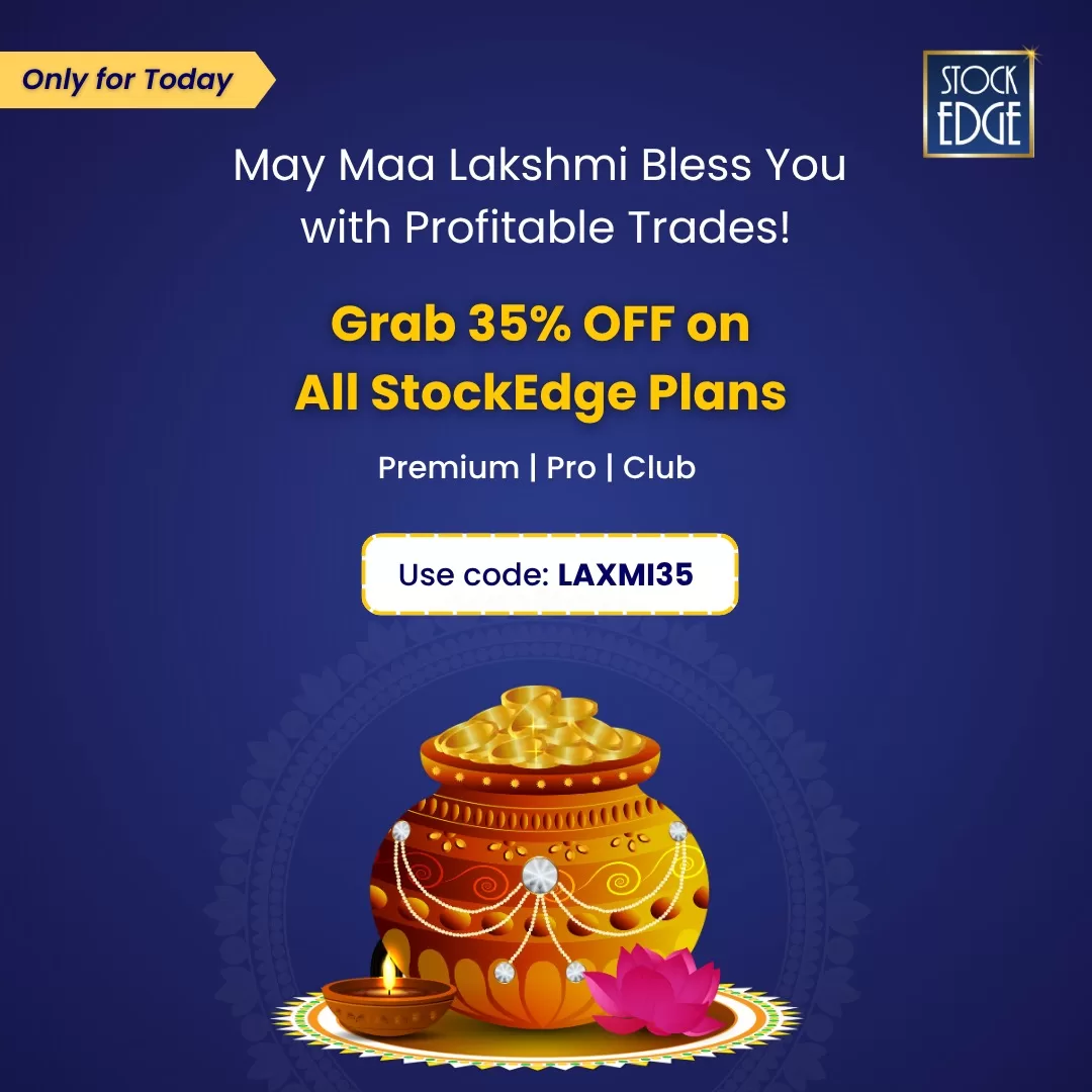 35% Off on StockEdge annual plans.