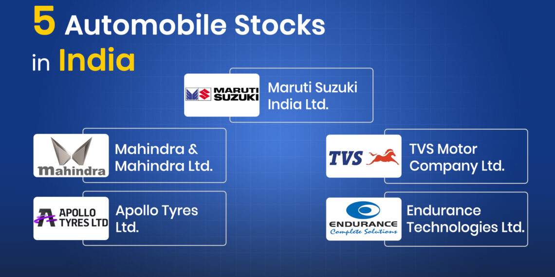 5 best automobile stocks in India