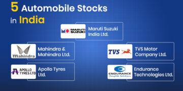 5 best automobile stocks in india