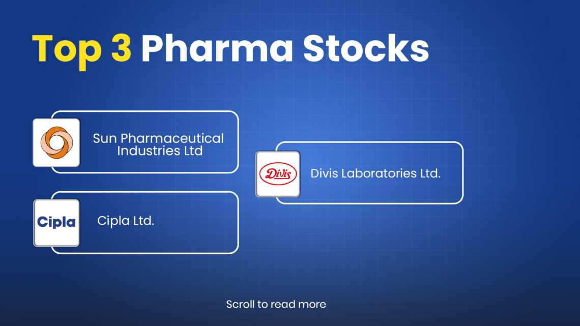 Top 3 pharma stocks in india