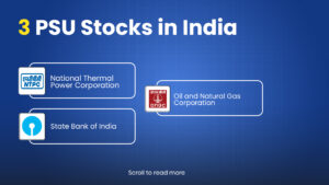 3 PSU Stocks in India - Blog Cover Image