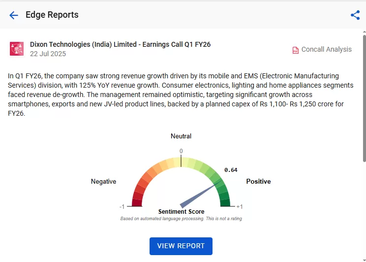 Top 3 consumable durable stocks in india 9 Dixon technologies edge reports