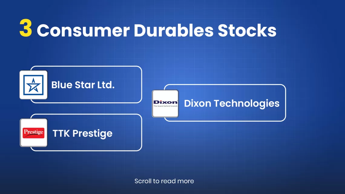 Consumer durables stocks banner