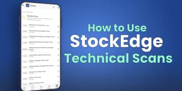 How to use stockedge technical scans