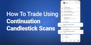 How to trade using continuation candlestick scans