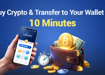 Buy crypto and transfer to your wallet in 10 minutes