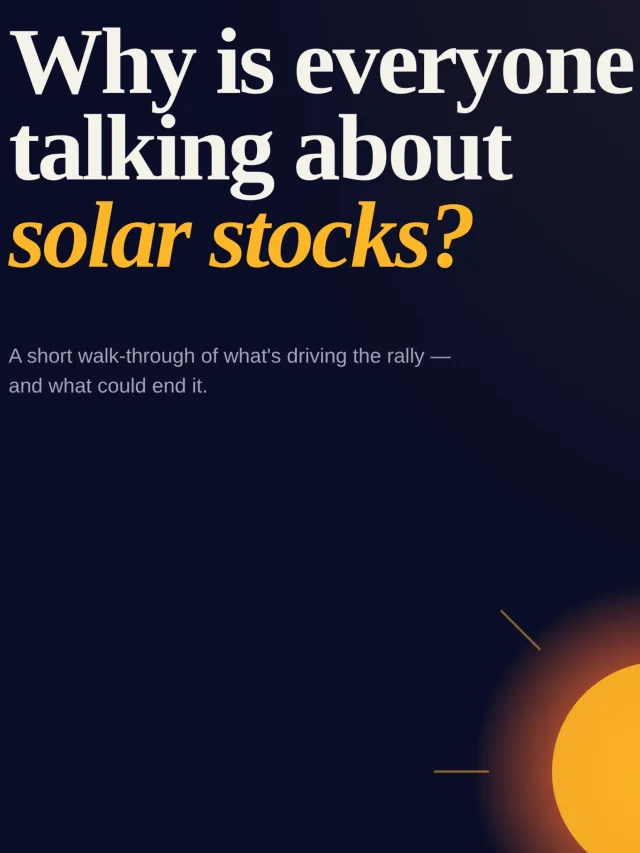 Why invest in Indian solar stocks
