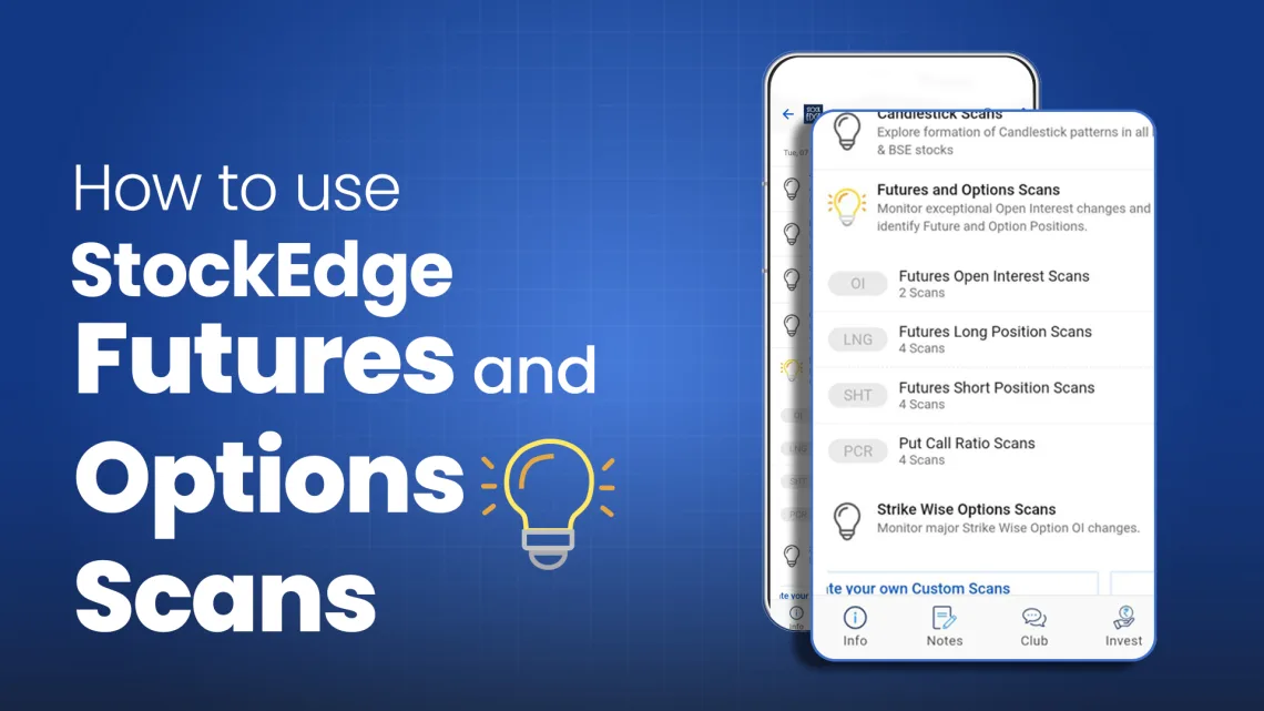 How to use stockedge futures and options scans